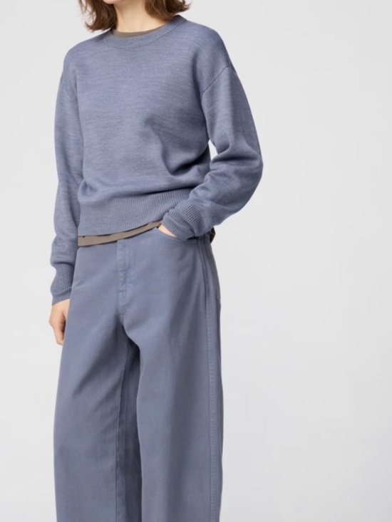 Uniqlo Pants - Uniqlo Light Blue High-Waist Pants